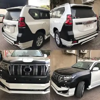 Restylingový kit z 2009-2016 na 2017- (s Full LED světlomety) Toyota Land Cruiser Prado 150 2009–2023 fotografie 3