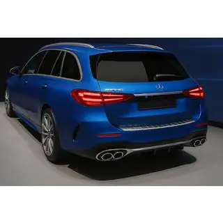 Ochranná lišta zadního nárazníku Carmos matná (SW, nerez) Mercedes C-class W206 2022– fotografie 1